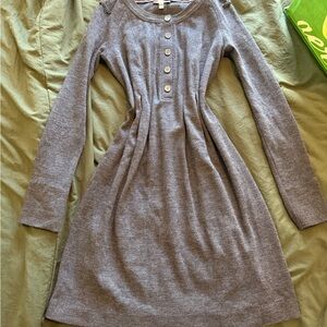 Burberry Grey wool dress 8